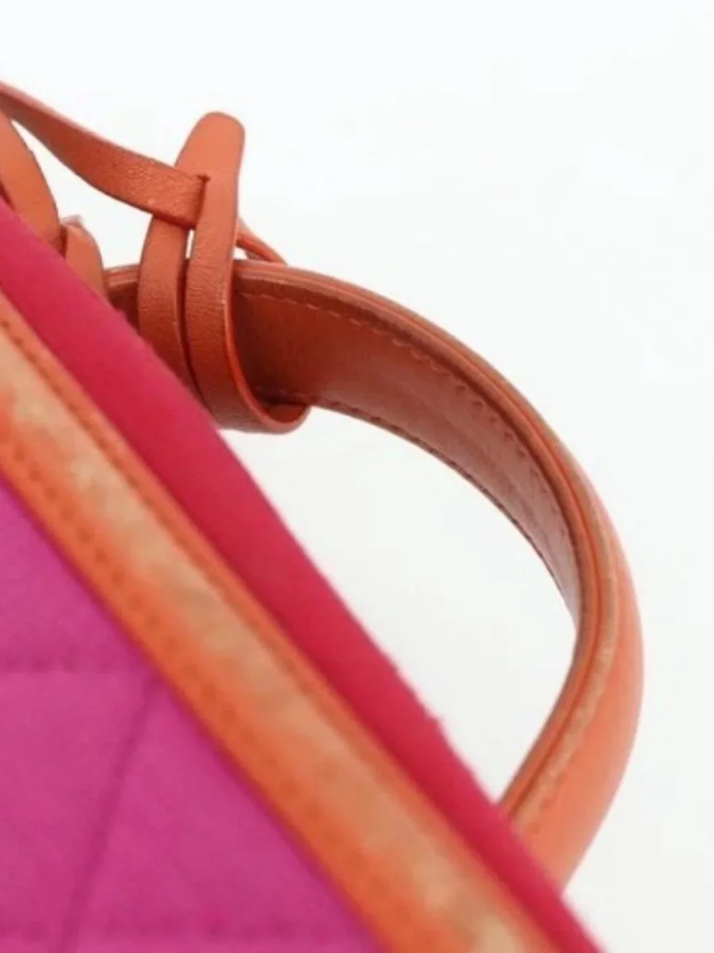CHANEL CC Filigree Chain Vanity Shoulder Bag Cotton Pink Gold CC Auth 177990